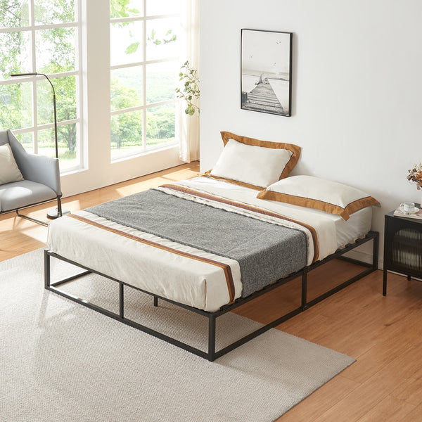 Metallbett Kreta mit Kaltschaummatratze in versch. Farben und Größen [en.casa]