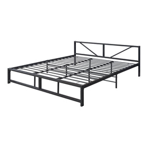 Metallbett Meran Stahl Schwarz [en.casa]