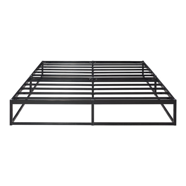 Struttura Letto Trerunta in Acciaio Nero [en.casa]