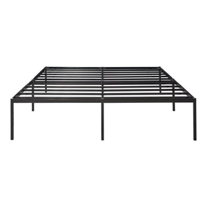 Metallbett Vårdö mit Matratze [en.casa]