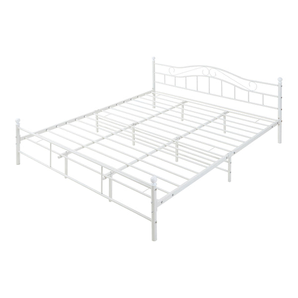 Metallbett Florenz mit Matratze [en.casa]