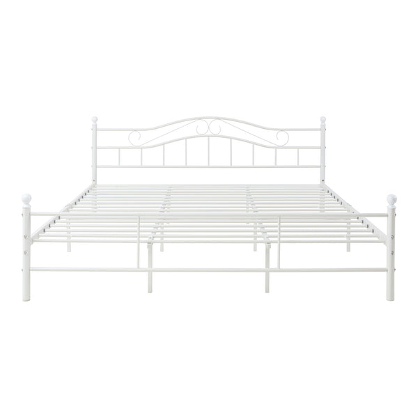 Metallbett Florenz mit Matratze [en.casa]