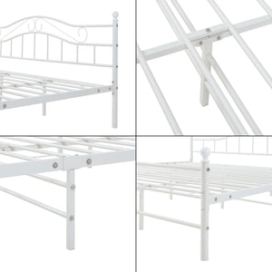 Metallbett Florenz mit Matratze [en.casa]