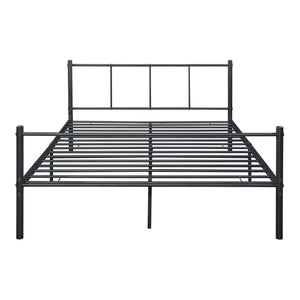 Letto Laos in Acciaio con Materasso [en.casa]