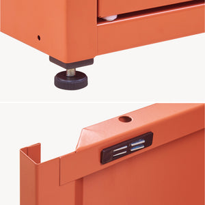 Armadio a Colonna Burlöv in Metallo Mobile per Archivio 88 x 40 x 35 cm - Vari Colori [en.casa] 