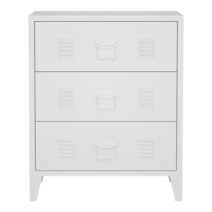 Commode métallique Hämeenlinna acier 72 x 60 x 40 cm [en.casa]