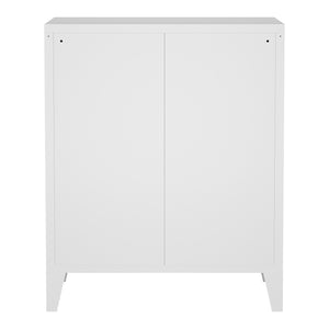 Commode métallique Hämeenlinna acier 72 x 60 x 40 cm [en.casa]