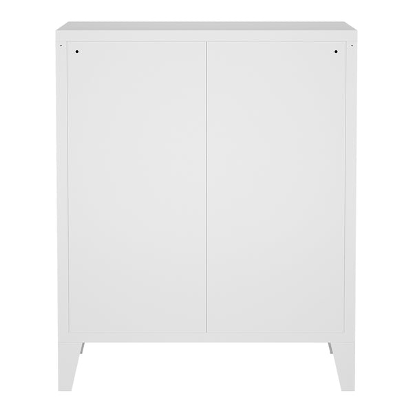 Commode métallique Hämeenlinna acier 72 x 60 x 40 cm [en.casa]