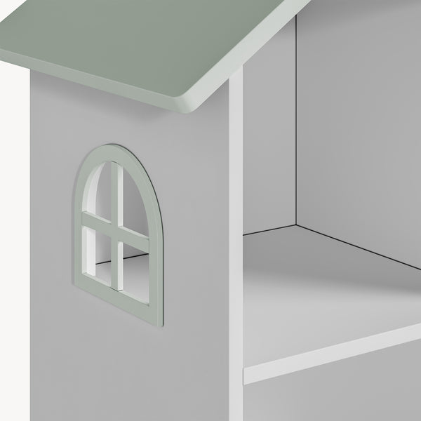 Libreria Vipsali per Cameretta a Forma di Casa 107 x 83 x 30 cm [en.casa]