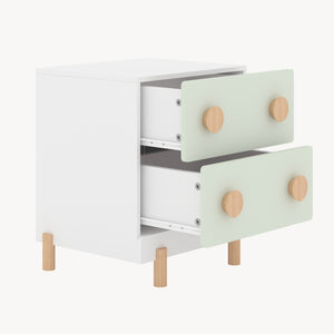 Comodino per Cameretta Vaarentaa 47x40x35 cm [en.casa]