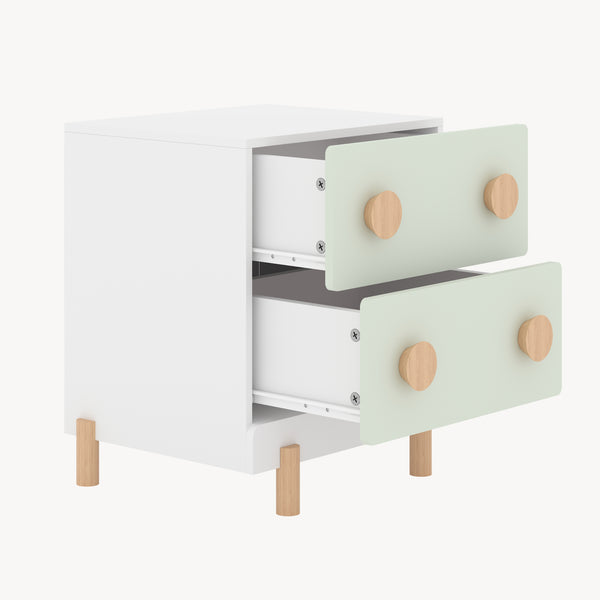 Comodino per Cameretta Vaarentaa 47x40x35 cm [en.casa]