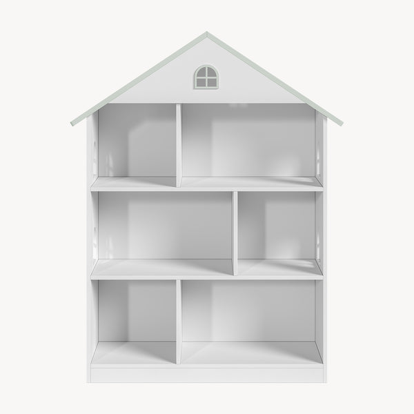Libreria Vipsali per Cameretta a Forma di Casa 107 x 83 x 30 cm [en.casa]