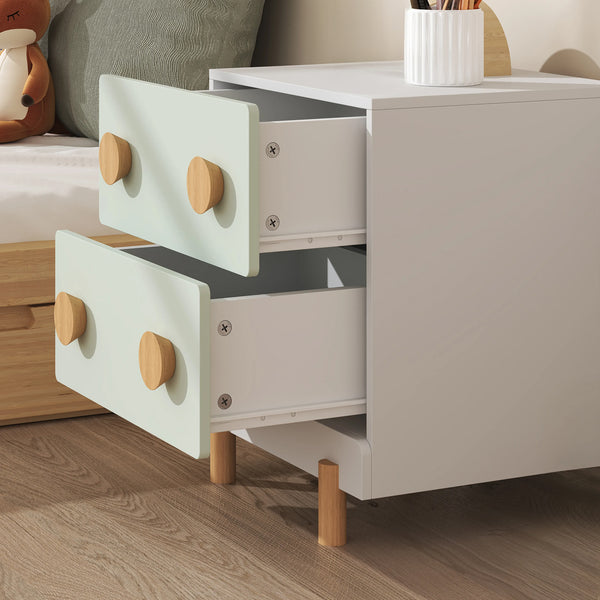 Comodino per Cameretta Vaarentaa 47x40x35 cm [en.casa]