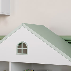 Libreria Vipsali per Cameretta a Forma di Casa 107 x 83 x 30 cm [en.casa]