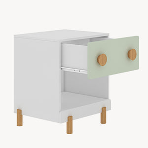 Comodino per Cameretta Vaarentaa 47x40x35 cm [en.casa]
