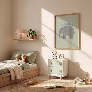 Comodino per Cameretta Vaarentaa 47x40x35 cm [en.casa]