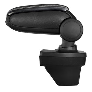 Bracciolo Centrale con Vano Portaoggetti per Auto - Renault Clio V / Clio 5 (2019) Rivestimento in Similpelle o Tessuto - Nero [pro.tec]