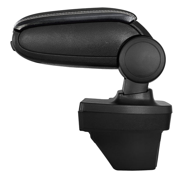Bracciolo Centrale con Vano Portaoggetti per Auto - Renault Clio V / Clio 5 (2019) Rivestimento in Similpelle o Tessuto - Nero [pro.tec]