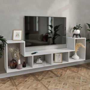 Mobile Modulare Hustersurd 2 Elementi a Forma di L [en.casa]