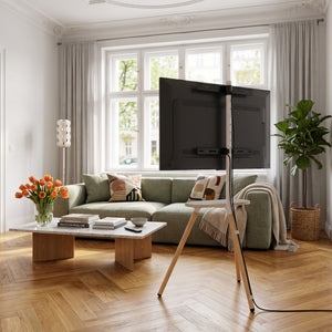 Supporto TV Valle con ripiano [pro.tec]