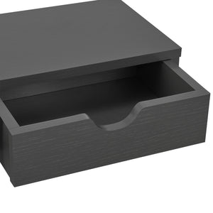 Réhausseur d'écran Mänttä avec 2 tiroirs [en.casa]