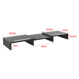 Monitorständer Vilppula 79x27x10,5cm in versch. Farben [en.casa]
