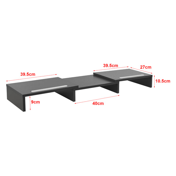 Monitorständer Vilppula 79x27x10,5cm in versch. Farben [en.casa]