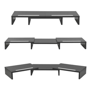 Monitorständer Vilppula 79x27x10,5cm in versch. Farben [en.casa]