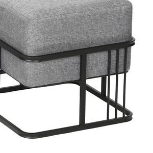 Set 2 Pouf TAS Reversibili Impilabili Seduta Imbottita e Piano Rigido [en.casa] 