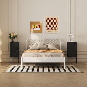 Set di 2 Comodini Hausjärvi con Anta a Destra e Sinistra 82 x 35 x 35 cm [en.casa]