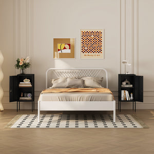 Set di 2 Comodini Hausjärvi con Anta a Destra e Sinistra 82 x 35 x 35 cm [en.casa]