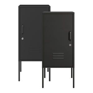 Set di 2 Comodini Hausjärvi con Anta a Destra e Sinistra 82 x 35 x 35 cm [en.casa]