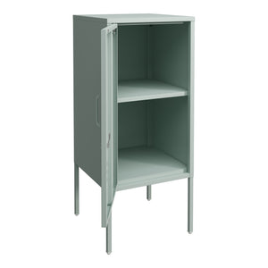 Table de chevet Hausjärvi acier 82 x 35 x 35 cm [en.casa]