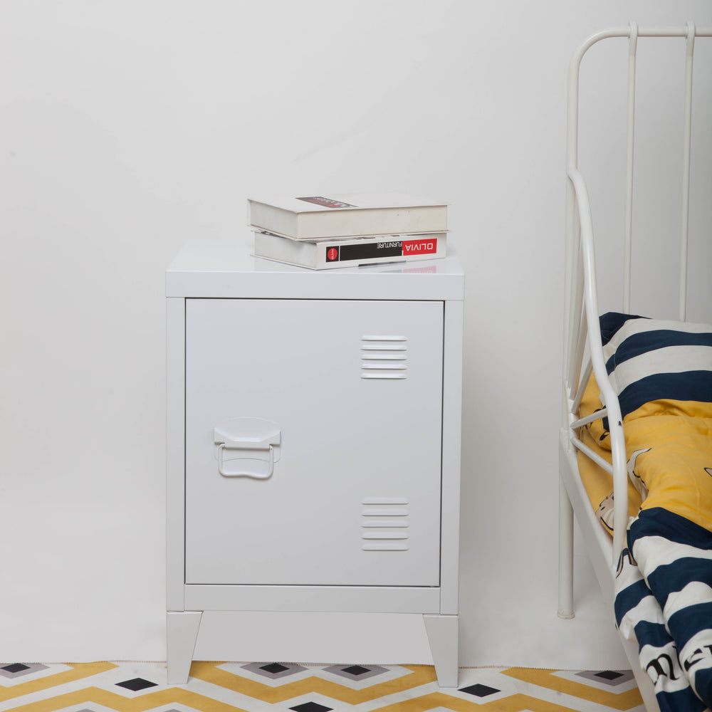 Comodino Inari set da 2 in acciaio [en.casa] - premiumXL