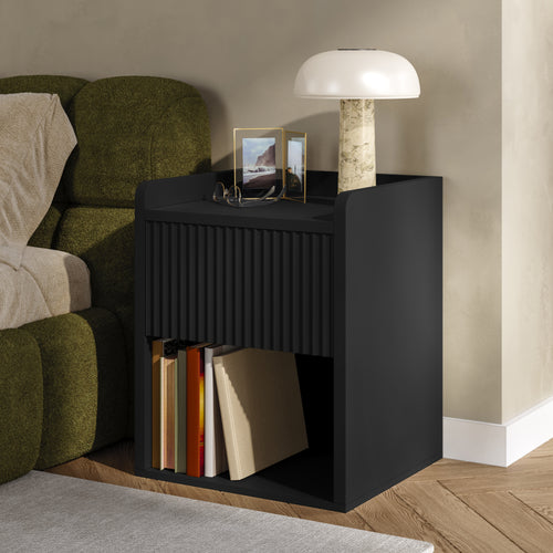 Nachttisch Nand 1 Schublade 1 unteres Fach [en.casa]