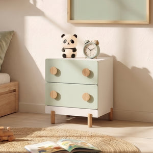 Comodino per Cameretta Vaarentaa 47x40x35 cm [en.casa]