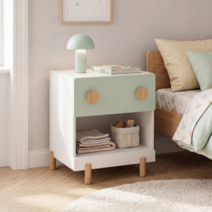 Comodino per Cameretta Vaarentaa 47x40x35 cm [en.casa]