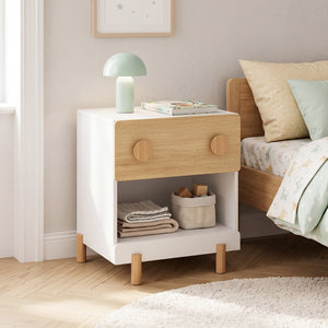 Comodino per Cameretta Vaarentaa 47x40x35 cm [en.casa]