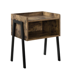 Table de chevet Andernach 52x42x35 cm couleur bois en.casa - premiumXL