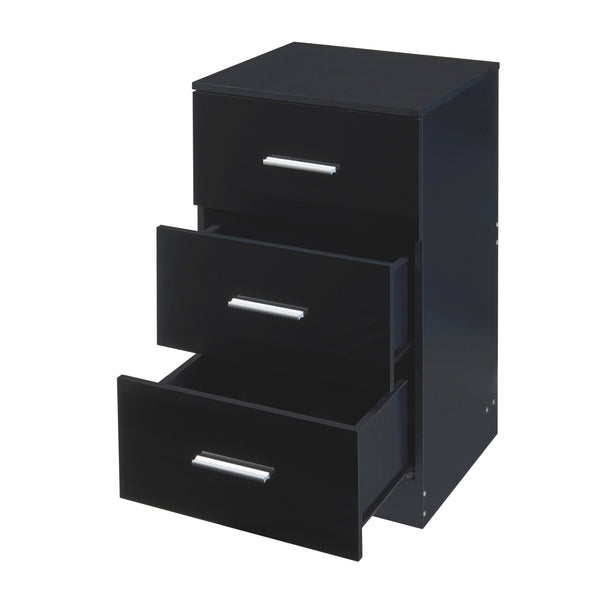 Comodino Aurdal Singolare o in Set da 2 con 3 Cassetti - Vari Colori [en.casa] 