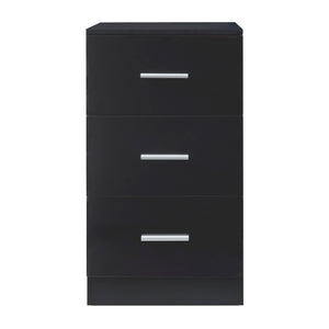 Comodino Aurdal Singolare o in Set da 2 con 3 Cassetti - Vari Colori [en.casa] 