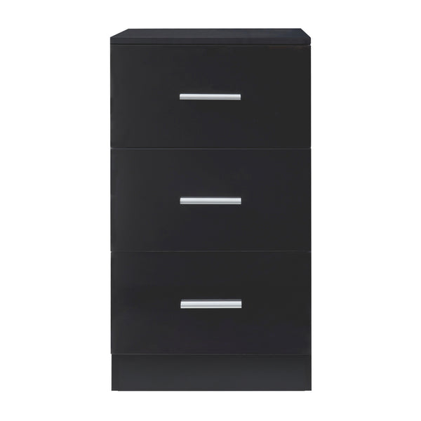 Comodino Aurdal Singolare o in Set da 2 con 3 Cassetti - Vari Colori [en.casa] 