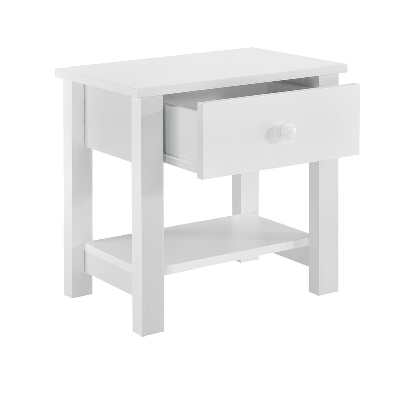 Croquis coté Table de chevet MDF 40 x 30 x 42 cm Plusieurs couleurs [en.casa]