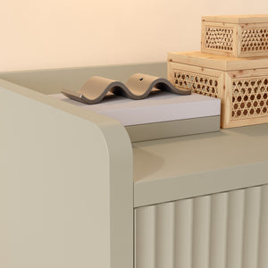 Table de nuit Nand 1 tiroir 1 compartiment inférieur [en.casa]