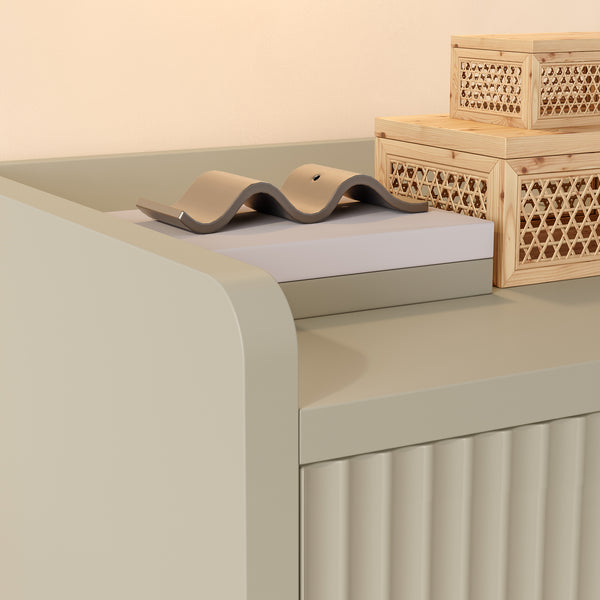 Table de nuit Nand 1 tiroir 1 compartiment inférieur [en.casa]