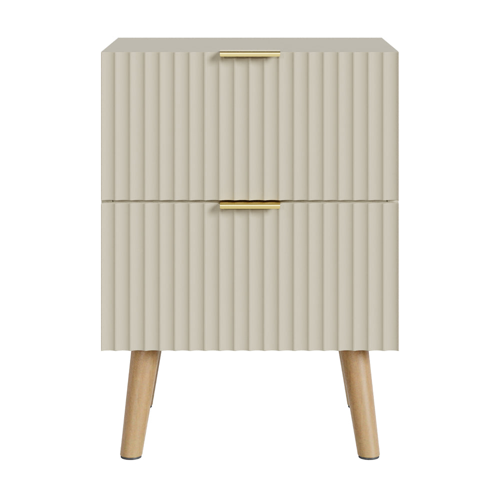 Table de nuit Nand 2 tiroirs [en.casa]