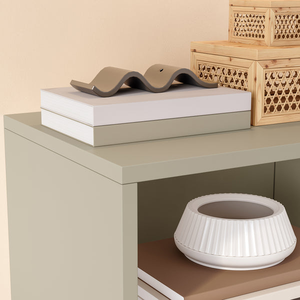 Comodino con Cassetto e Vano Aperto in Set o Singolare [en.casa] 