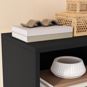 Comodino con Cassetto e Vano Aperto in Set o Singolare [en.casa] 