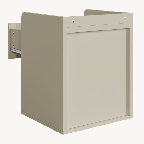 Comodino Nand con Cassetto e Vano Aperto 55x49x39 [en.casa] 