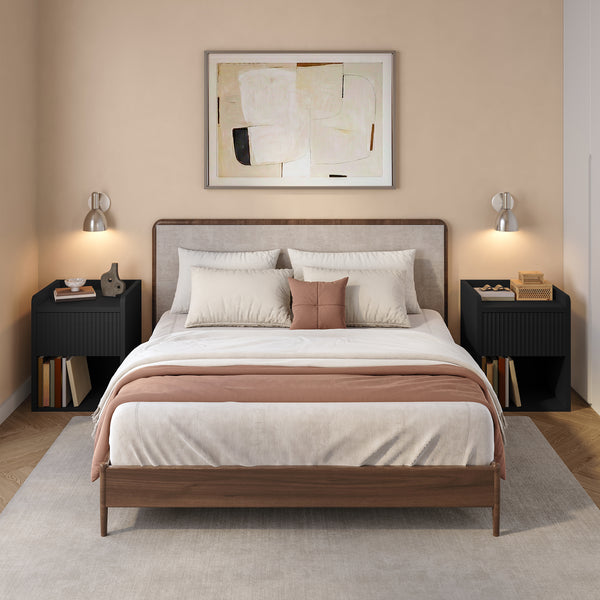 Nachttisch Nand 1 Schublade 1 unteres Fach [en.casa]